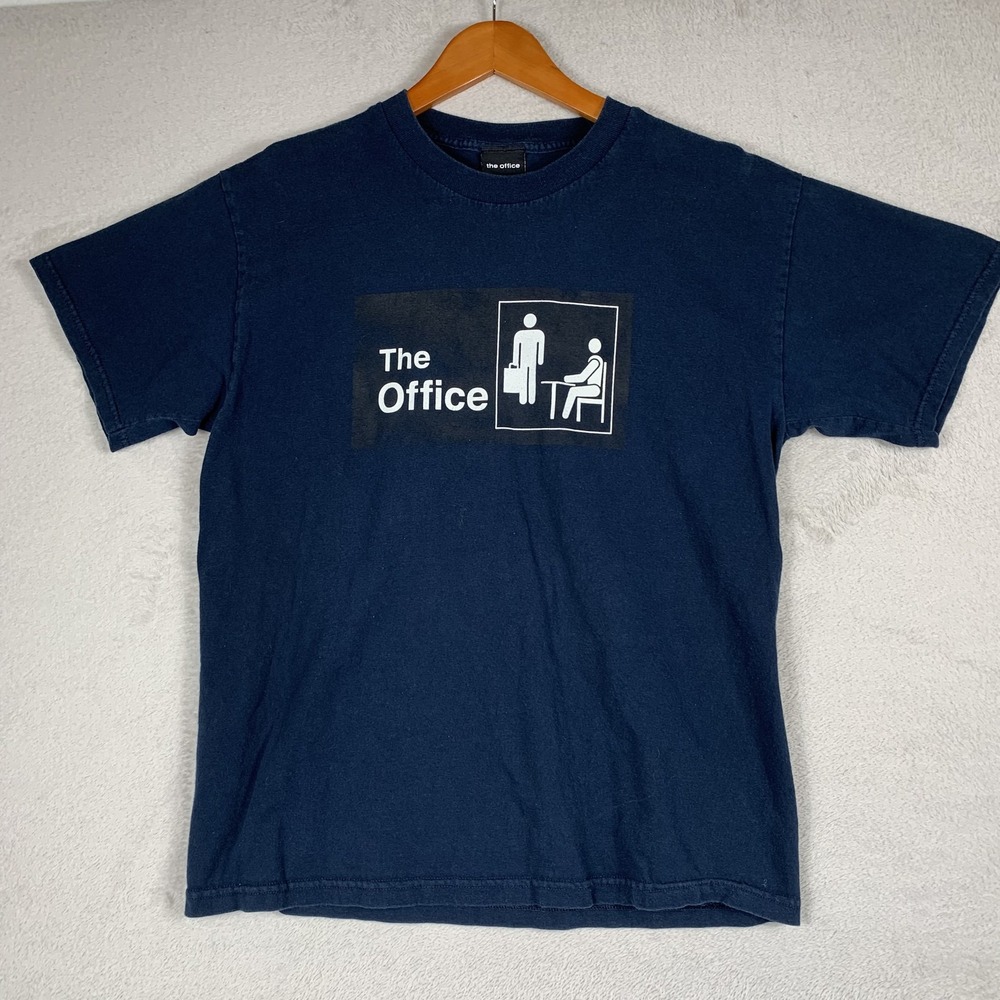 Vintage The Office Shirt Mens Large Blue Tennessee River TV Show 2000s Comedy